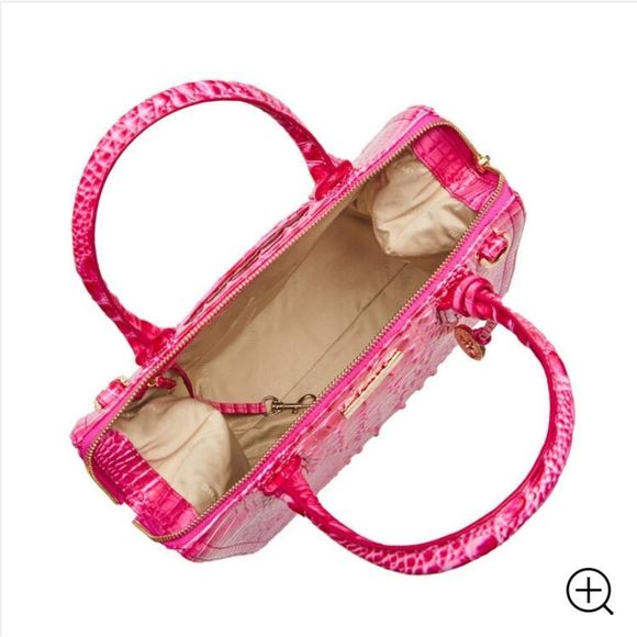 Brahmin Caroline handbag and Veronica wallet in Pink Cosmo - Picture 10 of 12